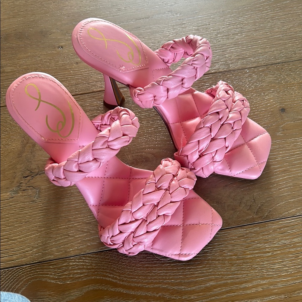 Sam Edelman Pink Braided Women's Heels